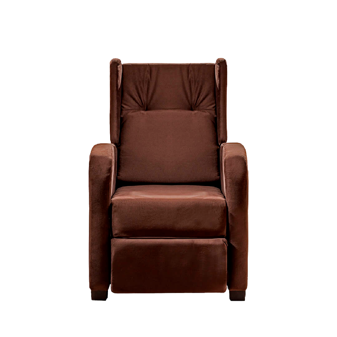 Imagen mueble silla reclino Apolo vista frontal color negro