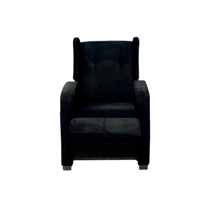 Imagen mueble silla reclino Apolo vista frontal color negro