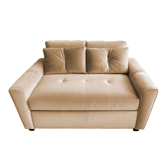 Imagen mueble sofá cama Bari vista frontal color beige