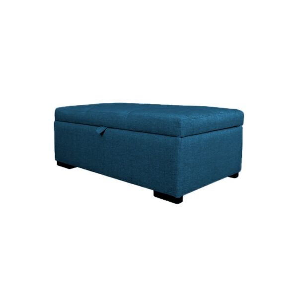 BAÚL TAPIZADO AZUL