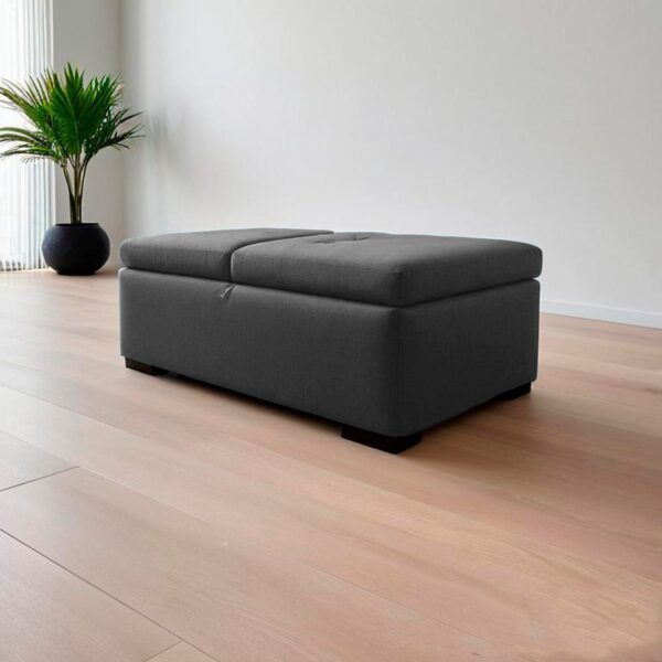 BAÚL TAPIZADO GRIS - Image 2
