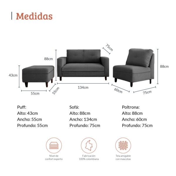 SALA MULTIFUNCIONAL GRIS - Image 3