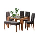 juego comedor 6 pto miguel angel gris