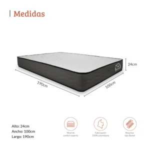 Colchón nébula sencillo