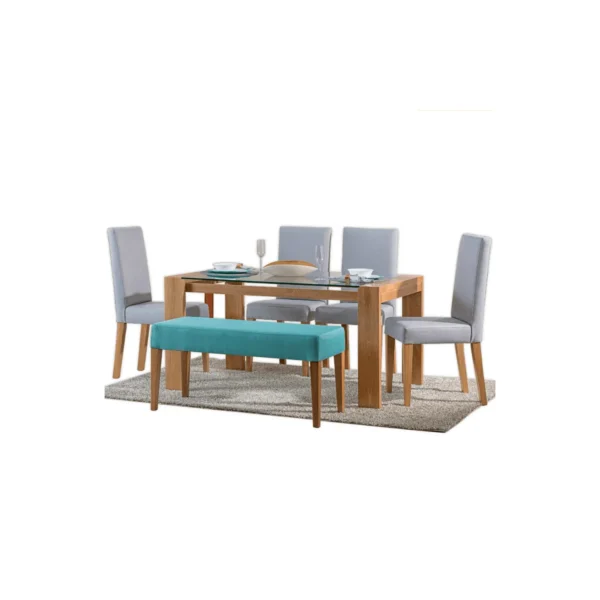 COMEDOR 6 PUESTOS PARIS GRIS