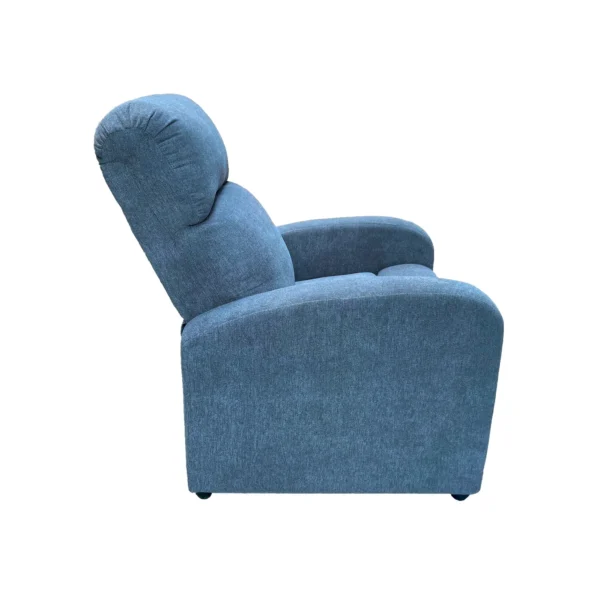 SILLA RECLINABLE LOGAN TELA AZUL INDIGO - Image 4