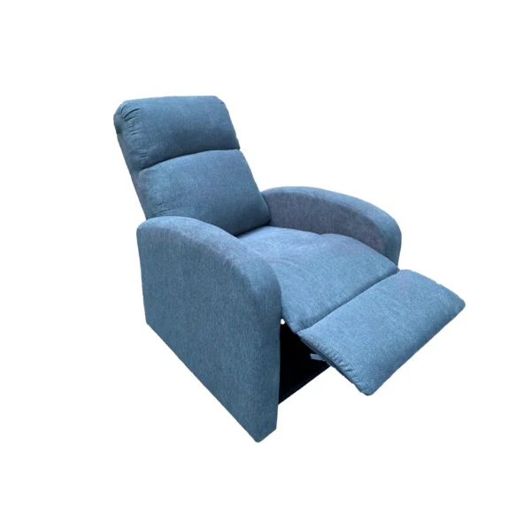 SILLA RECLINABLE LOGAN TELA AZUL INDIGO - Image 2