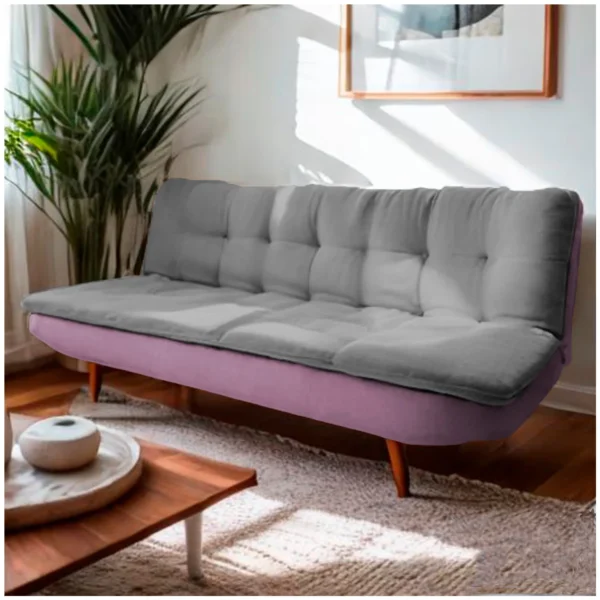 SOFA CAMA SAN TELMO GRIS ROSA - Image 2