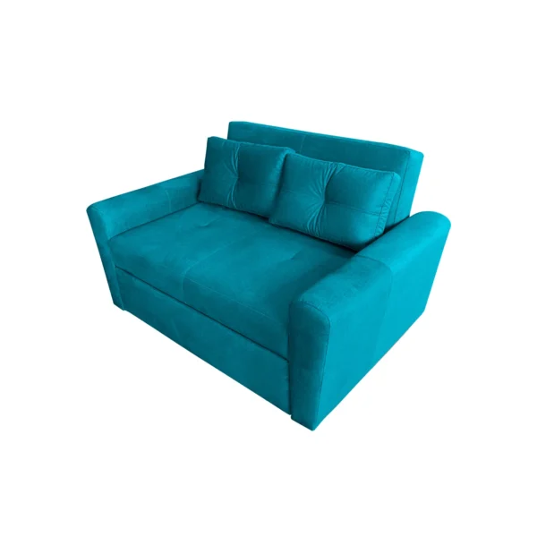 SOFACAMA 2 PUESTOS BARI TELA TURQUESA
