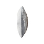 funda con cojín cuadrada Antología con textura de tejido artesanal decorativo, en tela blanca y rosa visto de lateral. All Star decoración