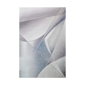 tapete kuin 150 tonos grises y azules con textura geométrica visto de frente. All Star decoración