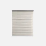 cortina tipo persiana enrollable kerela color ivory marfil vista desde frente. All Star decoración