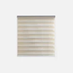 cortina tipo persiana enrollable sheer carmen color ivory marfil vista de frente. All Star decoración