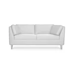 Sofá Gales personalizable en escala de grises visto de frente. Muebles All Star