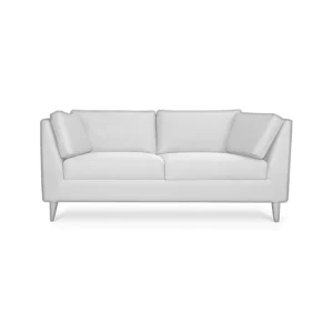 Sofá Gales personalizable en escala de grises visto de frente. Muebles All Star