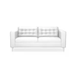 sofá honey personalizable en escala de grises visto desde frente. Muebles All Star