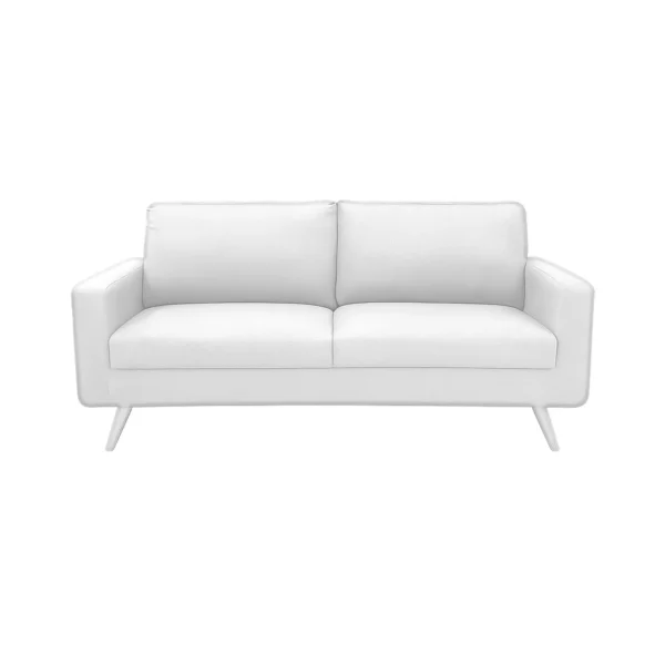 Sofá Río en escala de grises visto desde frente. Muebles All Star